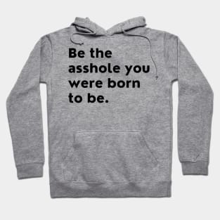 Be The Asshole You Were Born To Be. You Do You. Hoodie